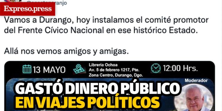 Guadalupe Acosta usó recursos públicos para viajes políticos