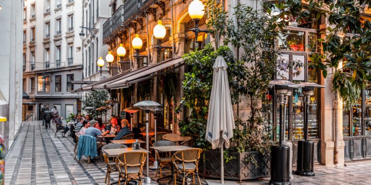 El centro de Granada.