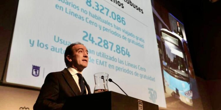 Borja Carabante, delegado de Medio Ambiente y Movilidad del Ayuntamiento.