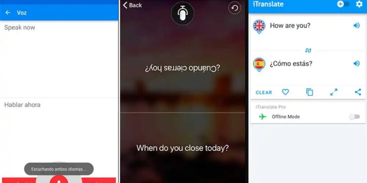 Aplicaciones de traducción