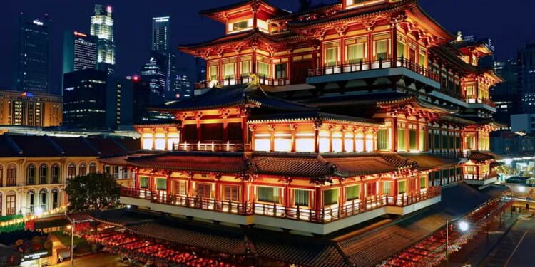 Templo. Singapur