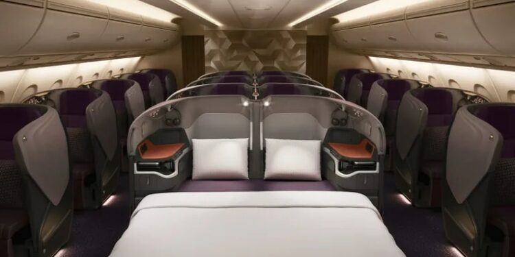 Lo que viene en viajes en avión: cama doble en primera clase y ejecutiva