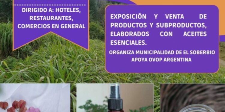 Microemprendedores expondrán productos elaborados a base de aceites esenciales
