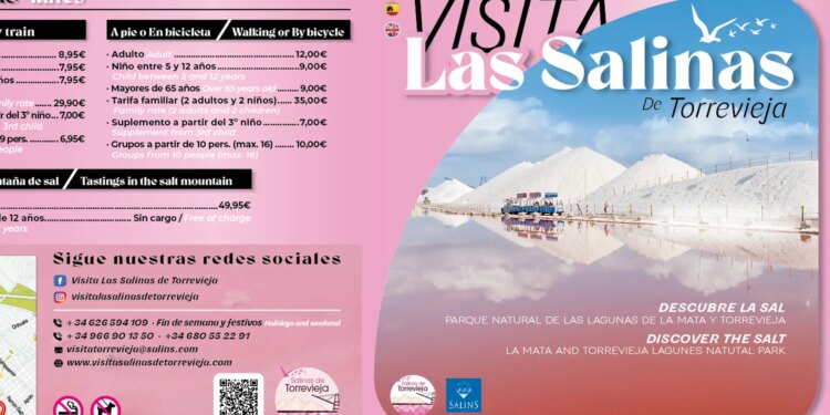 Nueva iniciativa turística, rutas guiadas a pie o en bicicleta por las salinas de Torrevieja
