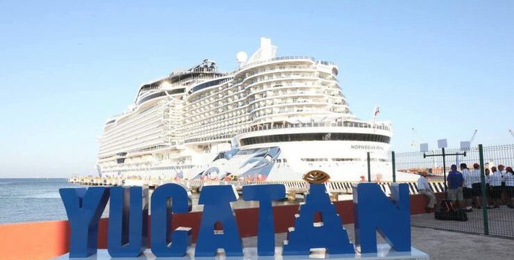 Progreso recibió 72 cruceros turísticos hasta octubre