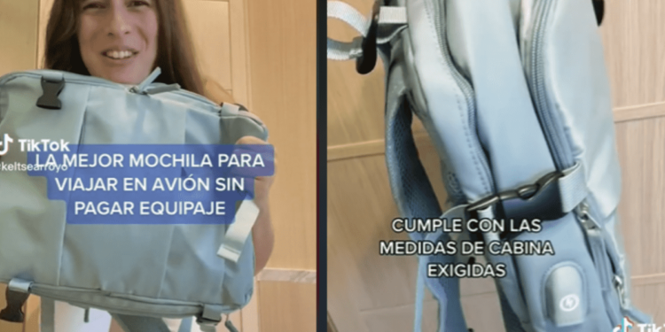 Tiktoker dice cuál es mejor maleta para ir con mucho equipaje