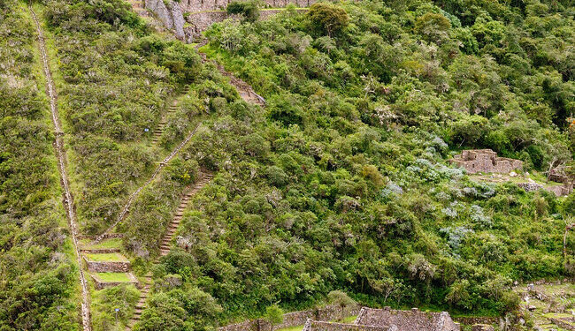 Las ruinas incas de Choquequirao en Perú