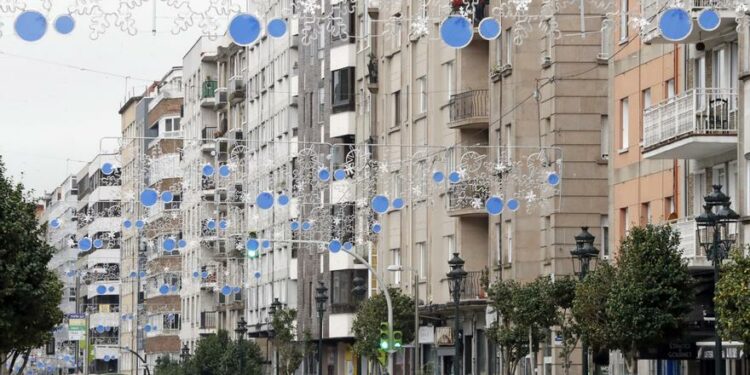 Vigo ya construye su Navidad