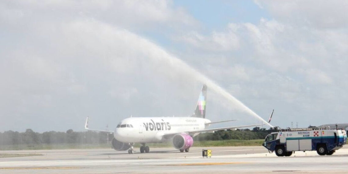 Volaris reanuda la ruta aérea entre Mérida, Yucatán y el Bajío mexicano