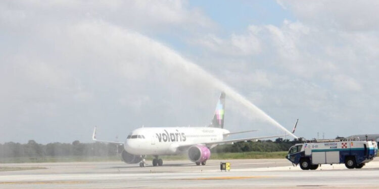 Volaris reanuda la ruta aérea entre Mérida, Yucatán y el Bajío mexicano