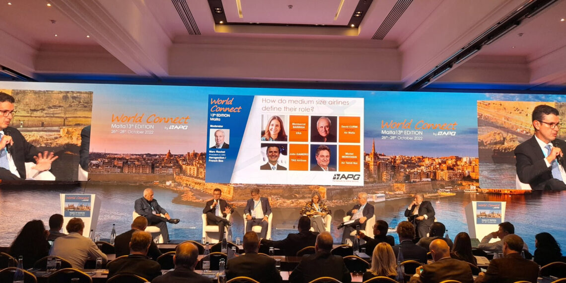 Tag Airlines en World Connect 2022, realizado en Malta