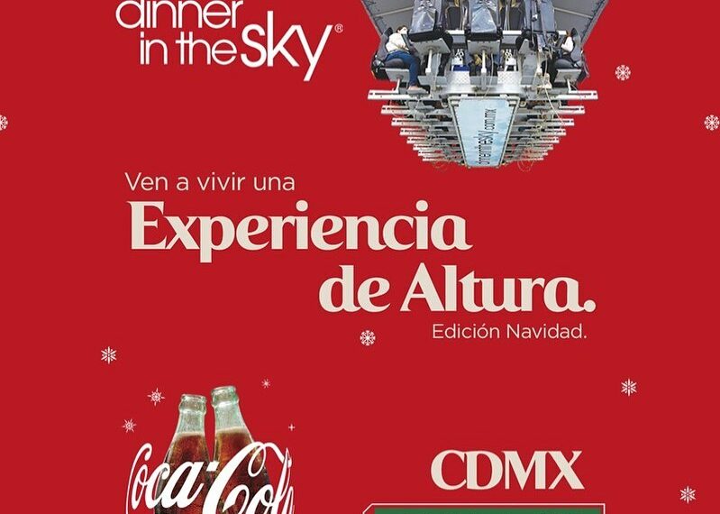 Dinner in the Sky® y Coca–Cola lanzan ¡Magia de Verdad en el cielo!, una experiencia gastronómica de altura