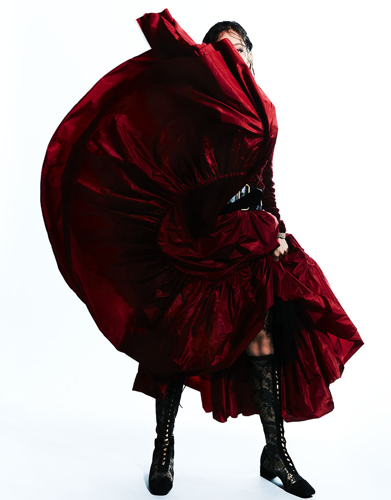 Georgina Amorós se pone flamenca con Dior