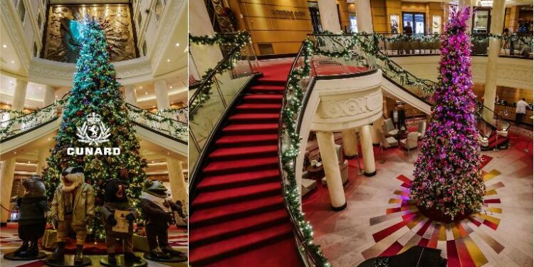 ¿Cómo es la Navidad en Cunard? ⋆ Noticias de Cruceros