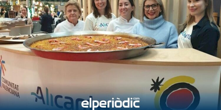Alicante sorprende en Finlandia con un arroz con sepia y gambas