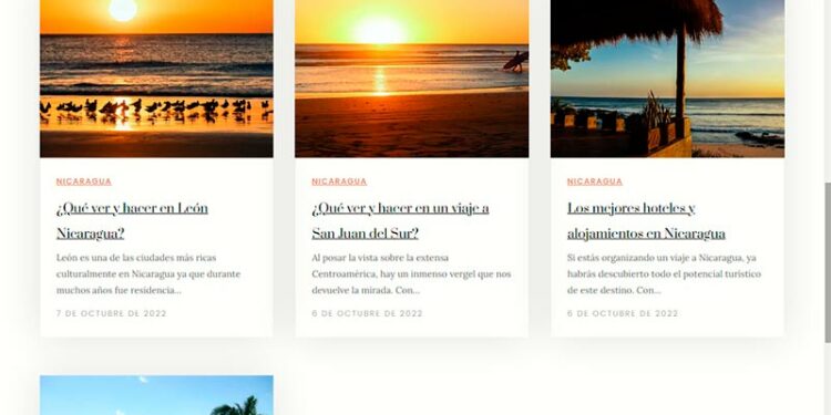 Bellezas de Nicaragua en famosa web y App española