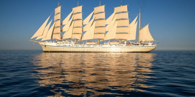 El crucero a vela más grande del mundo no navega