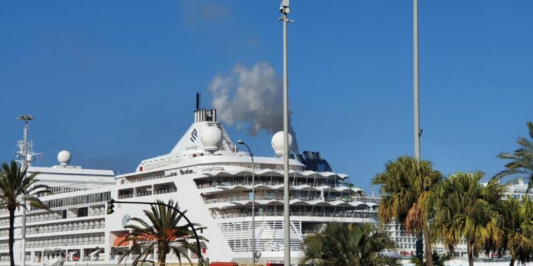El plan de Kichi contra el cambio climático deja en manos de Teófila las emisiones de CO2 de los cruceros