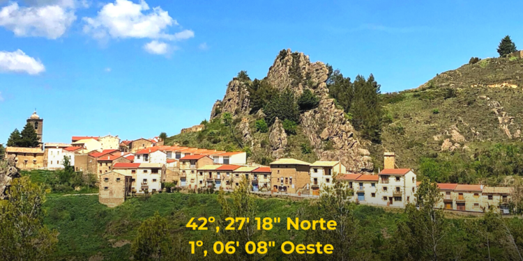 El pueblo que es un islote navarro en medio de Aragón