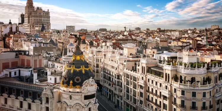 La calle Gran Vía de Madrid