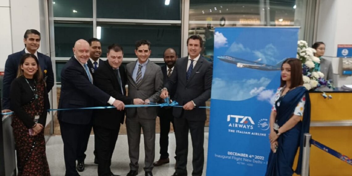 Inaugurado el vuelo directo Nueva Delhi – Roma de ITA Airways