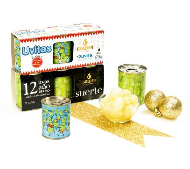 Las 12 uvas de Golden Foods como elemento clave en nochevieja