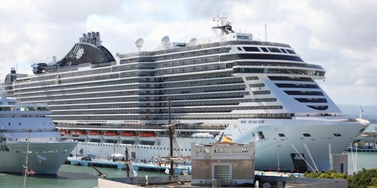 Llega el crucero MSC Seascape