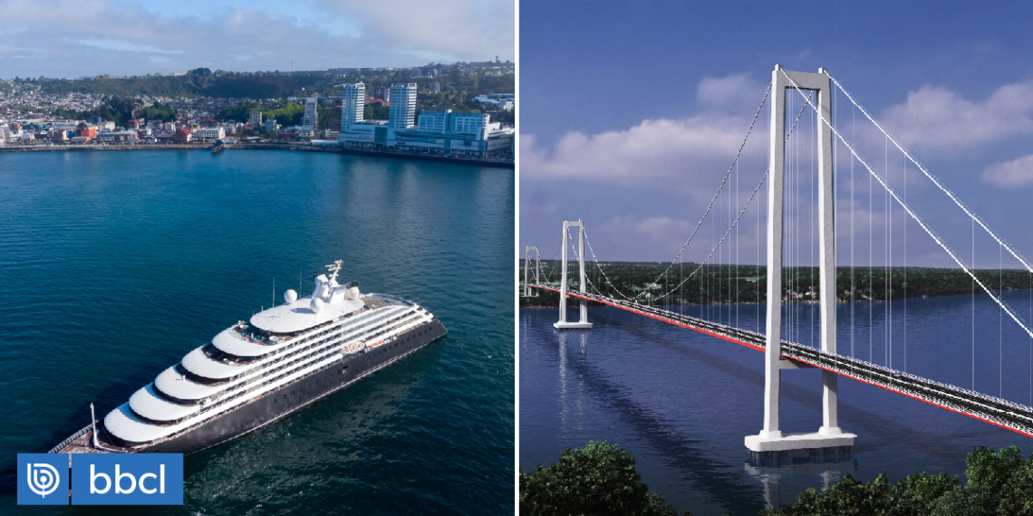 No pasarán: cruceros que recalan en Puerto Montt superan la altura que tendrá Puente Chacao | Nacional