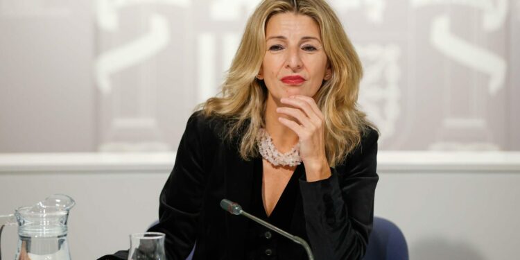 La vicepresidenta segunda y ministra de Trabajo y Economía Social, Yolanda Díaz