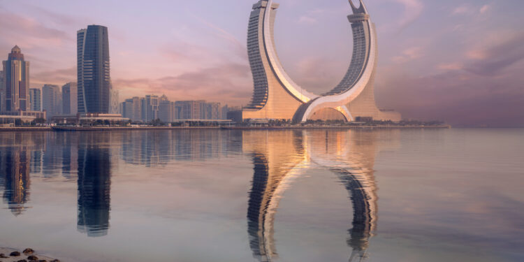 Lusail se encuentra al norte de Doha.