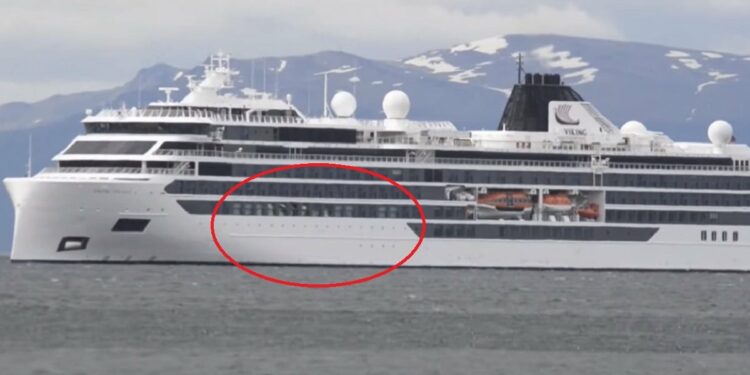 Un muerto luego que una ola golpeara un crucero de Viking Polaris
