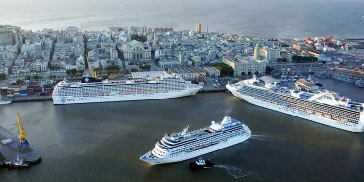 Uruguay prevé superar el millón de cruceristas
