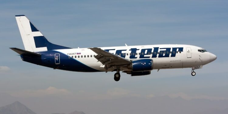 Imagen de archihvo. La aerolínea Estelar será la segunda compañía aérea venezolana en volar entre Caracas y Bogotá. Foto: Estelar