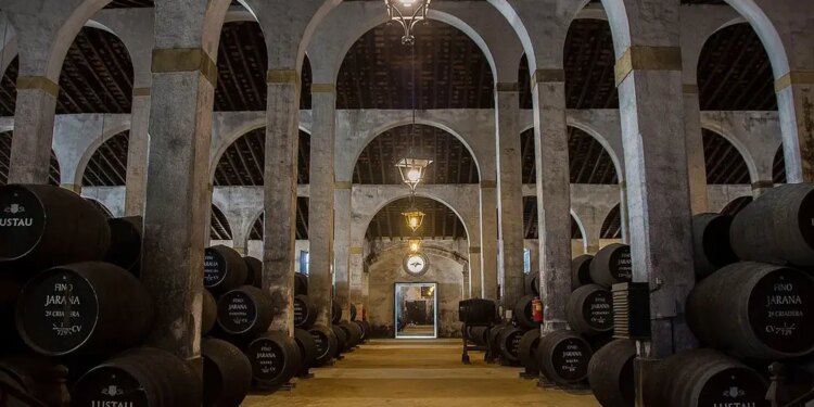 Interior de la Bodega Lustau