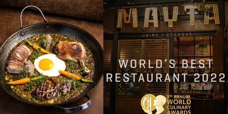 Restaurante peruano Mayta es reconocido como el mejor del mundo. (Mayta y World Culniary Awards 2022)