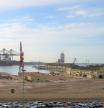 Terrenos donde se ubicará la futura terminal de pasajeros de Balèaria en el Puerto de València.