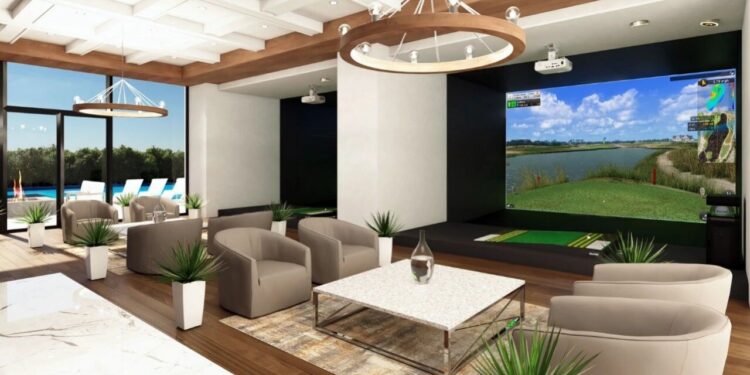Amenidades para desarrollos y hoteles: simuladores Golfzon