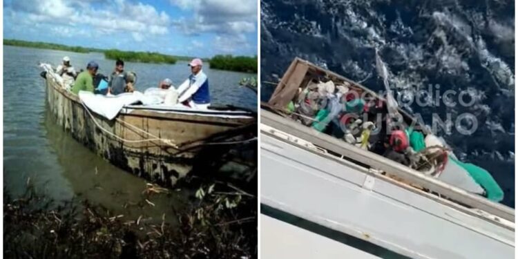 Balseros rescatados fueron reportados como desaparecidos desde diciembre. (Collage: Jose Luis Tan Estrada-Facebook y Captura de pantalla)