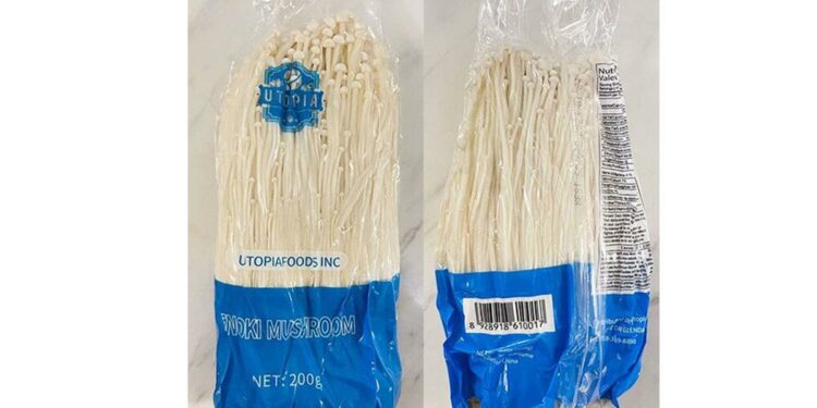 CDC alertan de brote de listeria en setas en los Estados Unidos