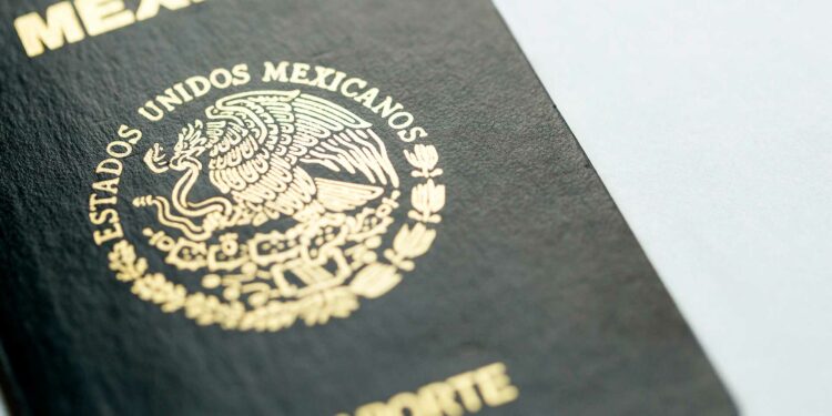 Pasaporte mexicano y visa americana