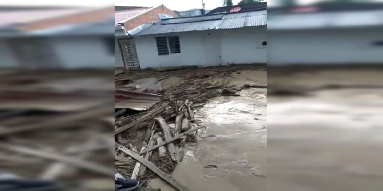 Emergencia en Buga tras desbordamiento de una quebrada