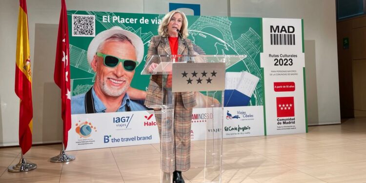 La consejera Concepción Dancausa durante el acto