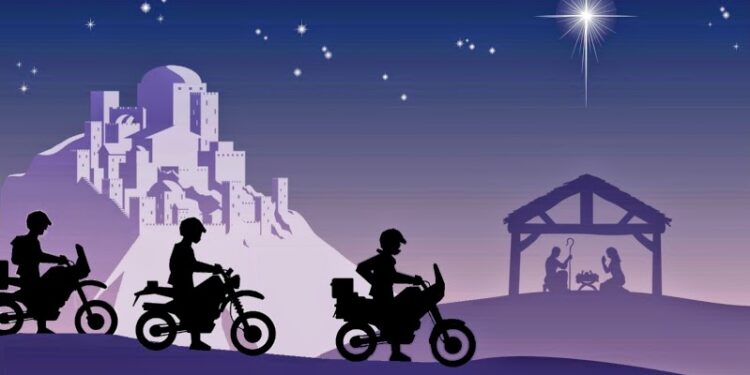 Los Reyes Magos prefieren viajar en moto con Picap