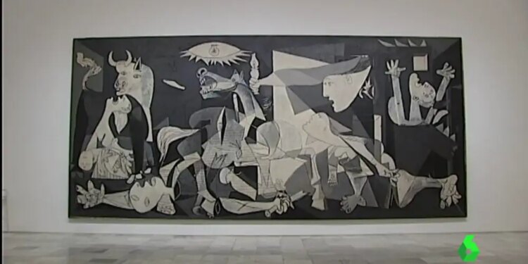 El Guernica en el museo Reina Sofía