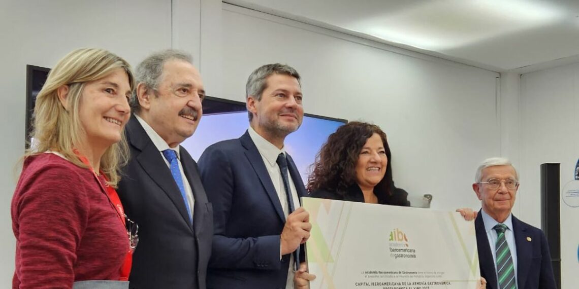 Mendoza fue distinguida como la nueva Capital Iberoamericana de la Armonía Gastronómica