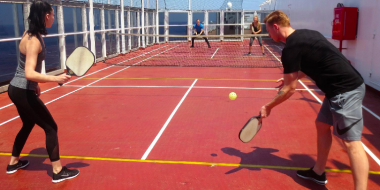 Pickleball se expande en el mar ⋆ Noticias de Cruceros