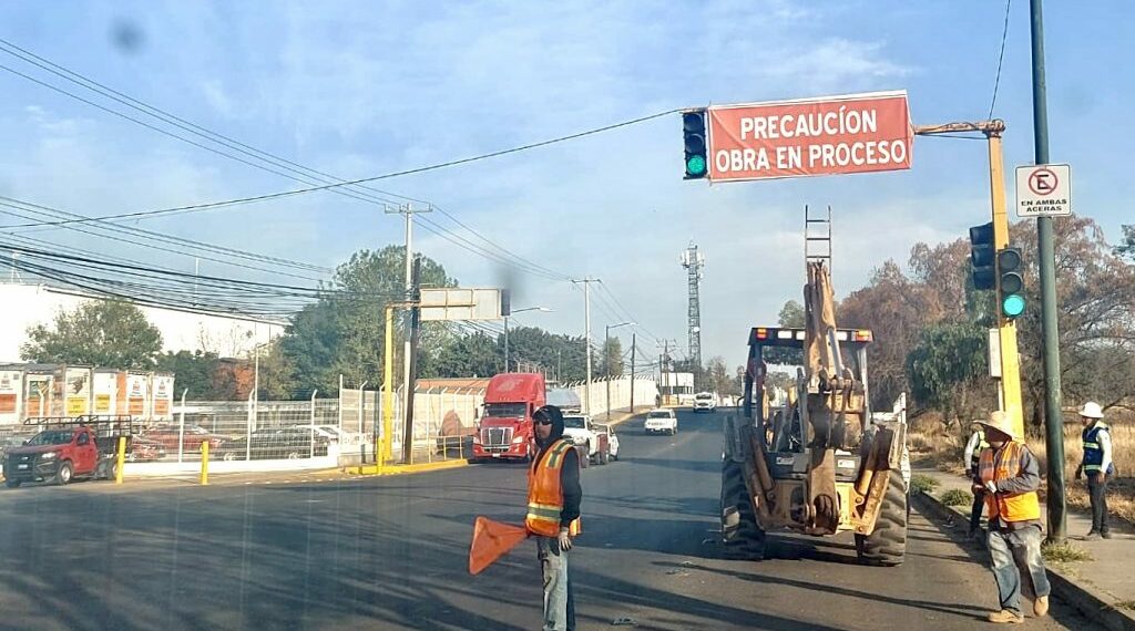 Por obras de la 6ª. Etapa de Modernización del Bulevar Solidaridad salida a Salamanca habrá modificaciones a la circulación vial