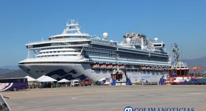 Recibe Manzanillo a crucero ‘Diamond Princess’