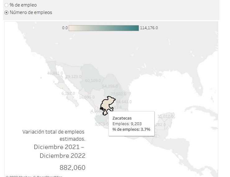 Reporta Zacatecas incremento en el empleo formal anual – Gobierno del Estado de Zacatecas