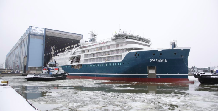 SH Diana flotó fuera del dique seco ⋆ Noticias de Cruceros